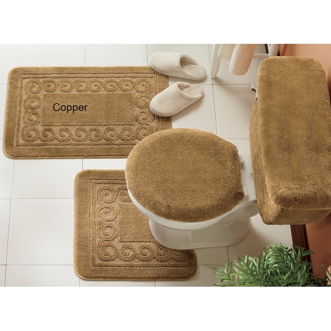 5 Piece Scroll Bath Rug Set Montgomery Ward
