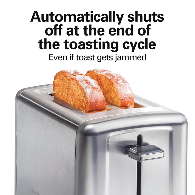 Hamilton Beach Stainless Steel 2-Slice Toaster, Stainless Steel, large