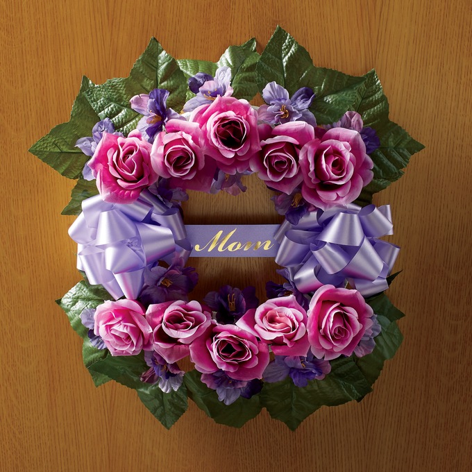 Memorial Rose Wreath, , large
