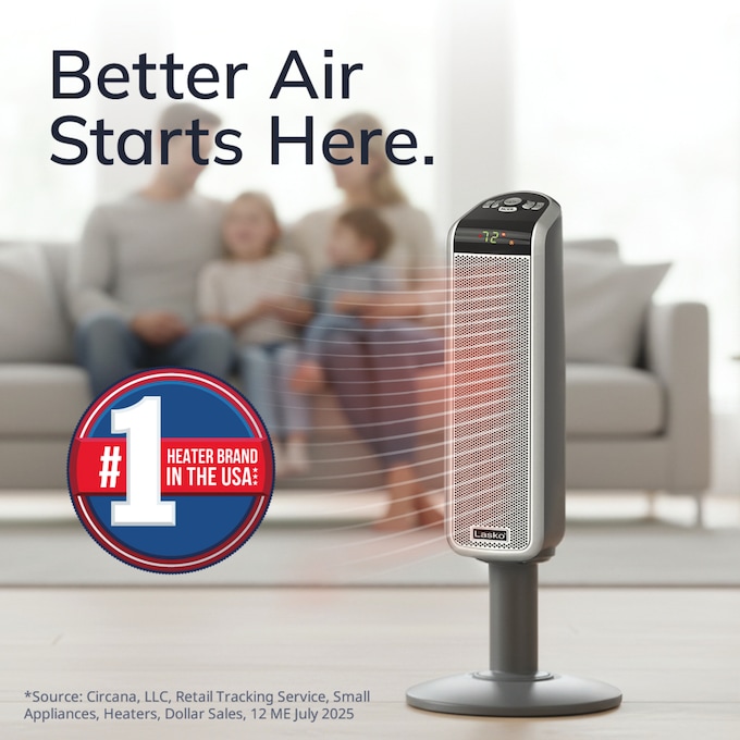 Lasko Digital Pedestal Heater, , large