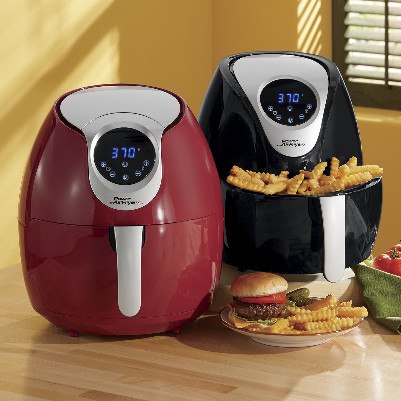 Black NEW Power Air Fryer XL 3.4-Qt As Seen On Tv 