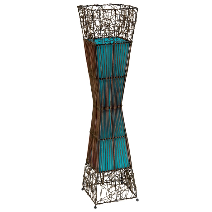 Zain lighted rattan online coffee table