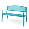 Colorful Garden Bench, Clearwater Blue, large