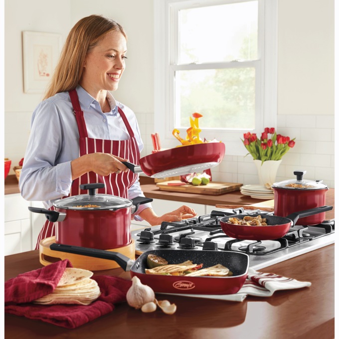 Ginny's 9-Piece Aluminum Cookware Set, , large