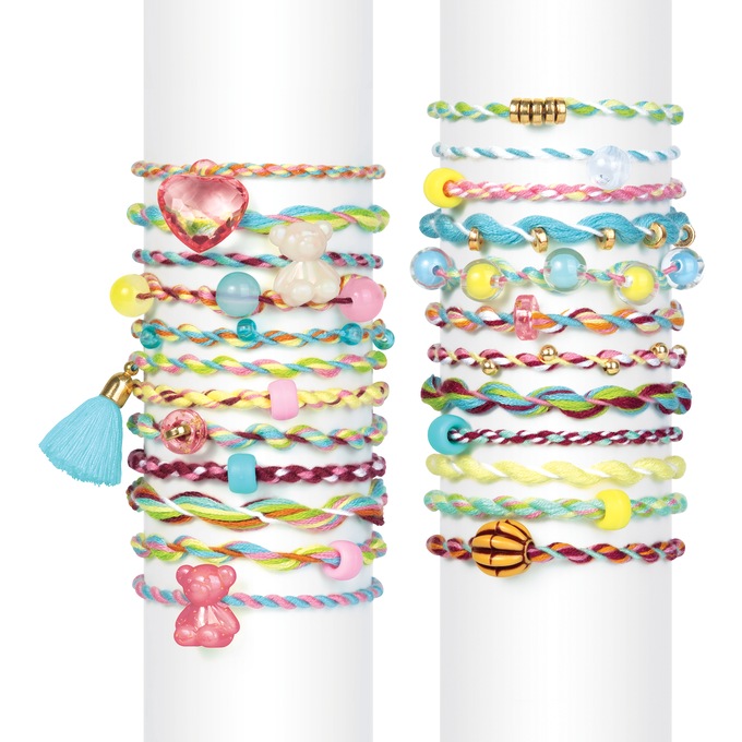 Swift Twist DIY Rainbow Bracelet Making Kit, Multi, large