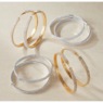 Large Stone Hoops, , large