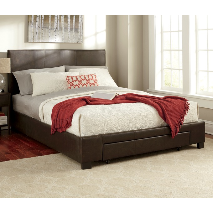 Platform Bed with Drawer Storage, , large