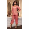 Sequin-Trim Pant Set, , large