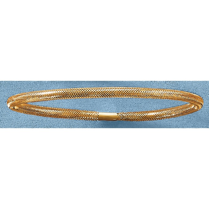 10K Gold Mesh Bracelet, , large