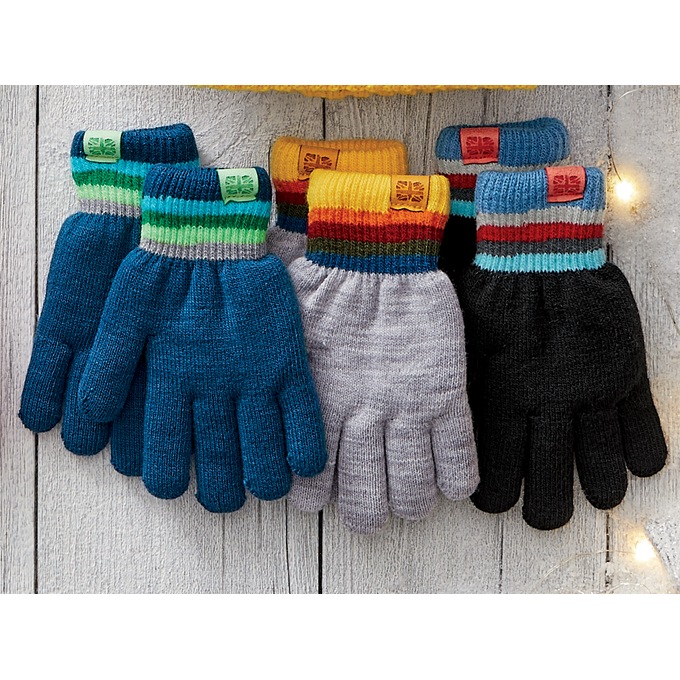 3-Pack of Knit Gloves, , large