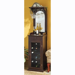 Locking Wine Cabinet, , large