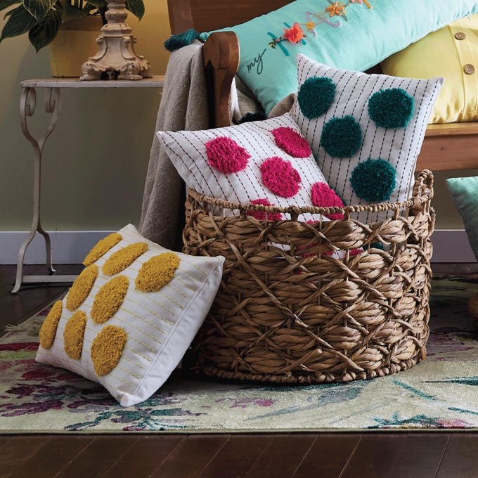 Pom Pom Pillow, , large