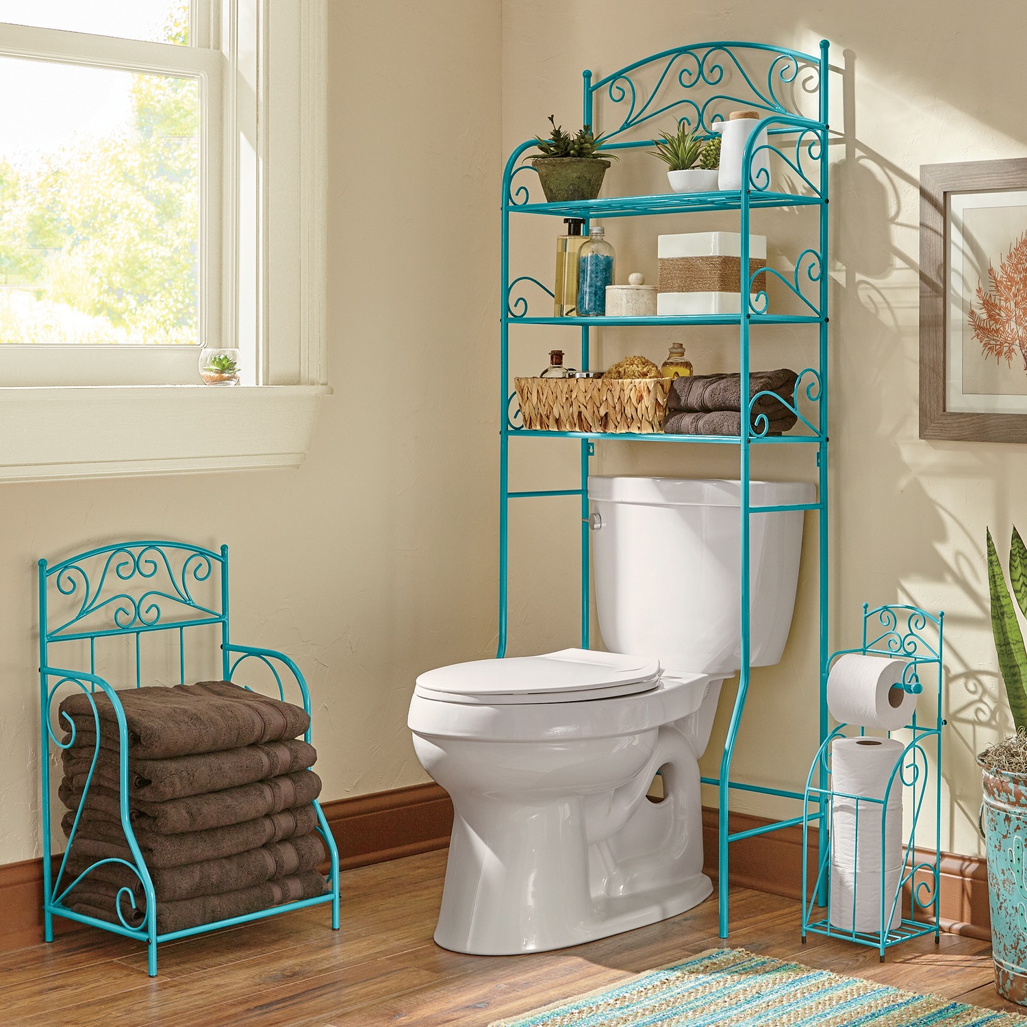 3 Piece Fiona Scrolled Bath Set Montgomery Ward