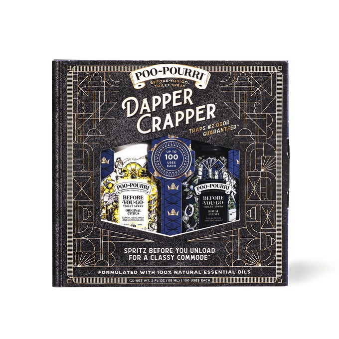 Poo-Pourri Dapper Crapper Toilet Spray Gift Set, , large