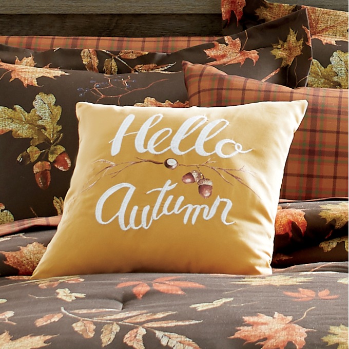 Autumn Leaves Accent Pillow, , large