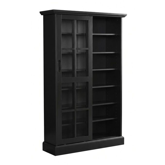 Merrick Sliding-Door Media Cabinet, , large