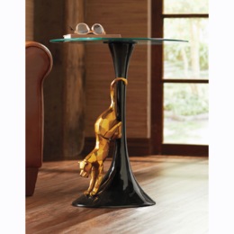 Leopard Accent Table, , large