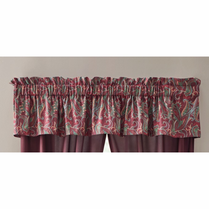 Jewel Paisley Valance, , large