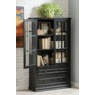 Dawson Media Display Cabinet, Black, large