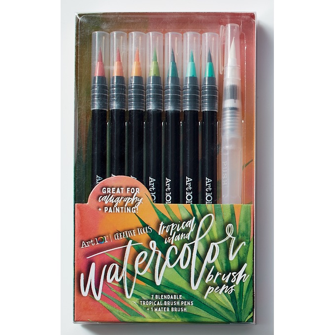 3pk 7+1 Watercolor Brush Pens - Art 101 : Target