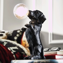 Bubble Gum Dachshund Lamp, , large