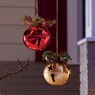 Large Jingle Bell with Greenery, , large