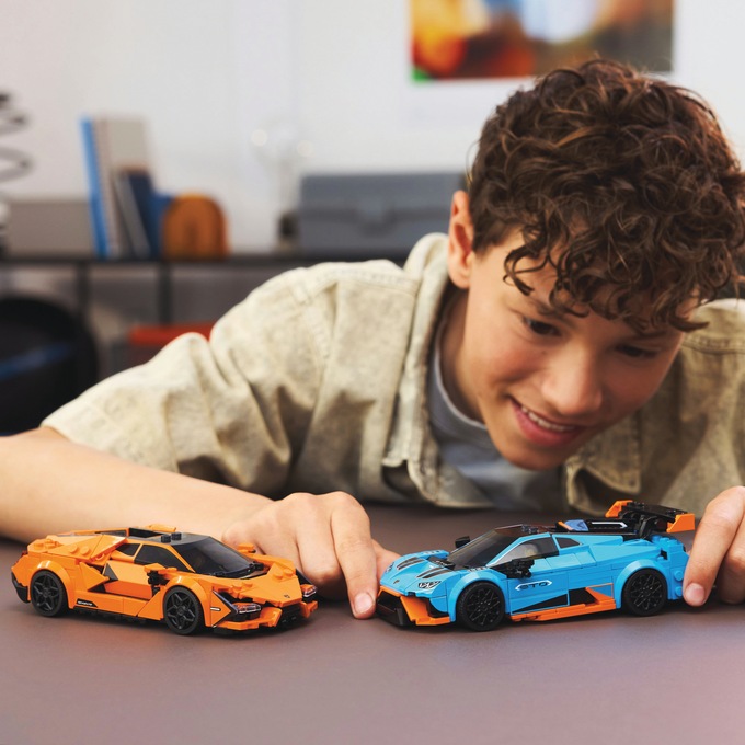 LEGO Speed Champions Lamborghini Revuelto & Hurac&aacute;n STO, Multi, large