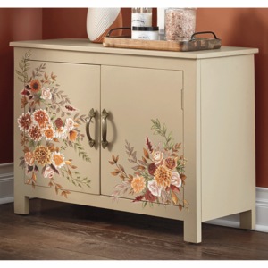 Giverny Painted Towel Cabinet, , large