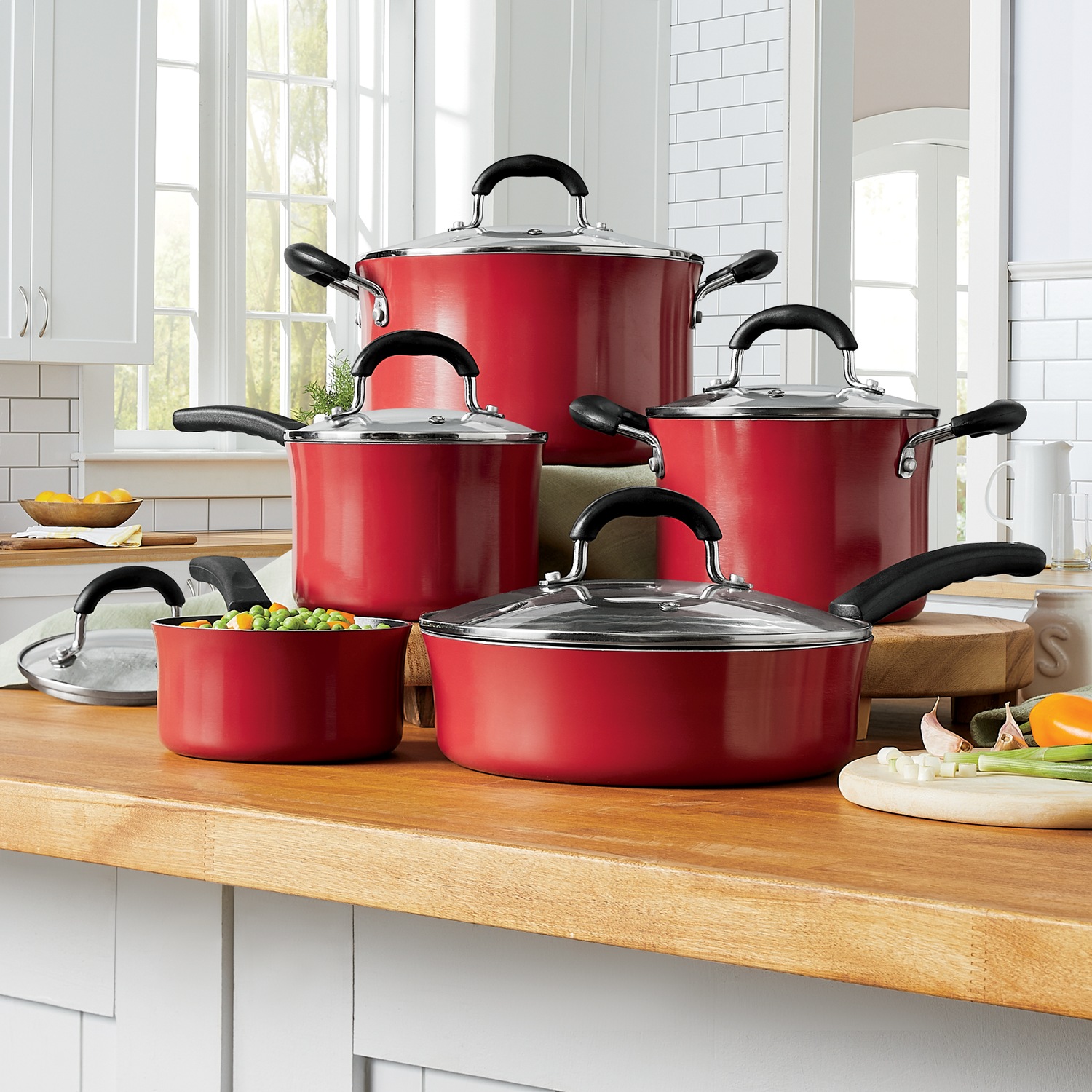 Chef Tested 10Piece Aluminum Flared Cookware Set by Wards Montgomery