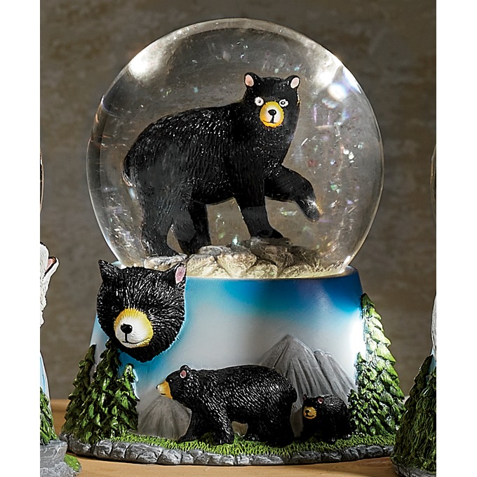 LED Wildlife Waterglobe, , large