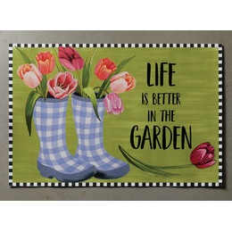 Life in The Garden Indoor/Outdoor Mat - 20&quot; X 30&quot;, , large