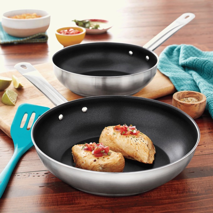 Set of 2 Ginny's Deep Skillets, , large