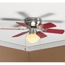 30-inch Ceiling Fan, Red, large
