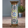 Mosaic Lit Pedestal Table, , large