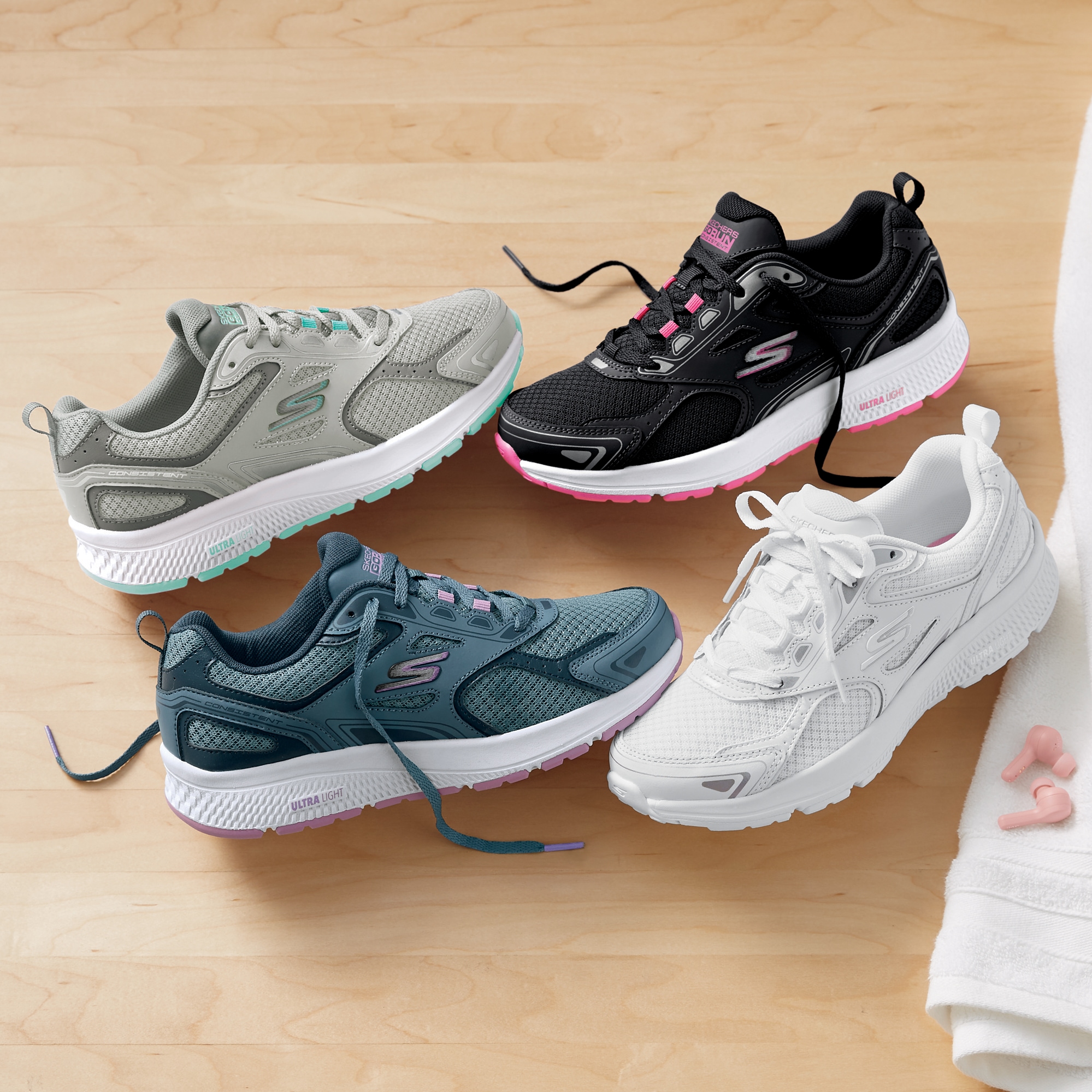 skechers lace up