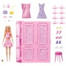 Barbie Dream Closet Playset with Doll, Pink, large
