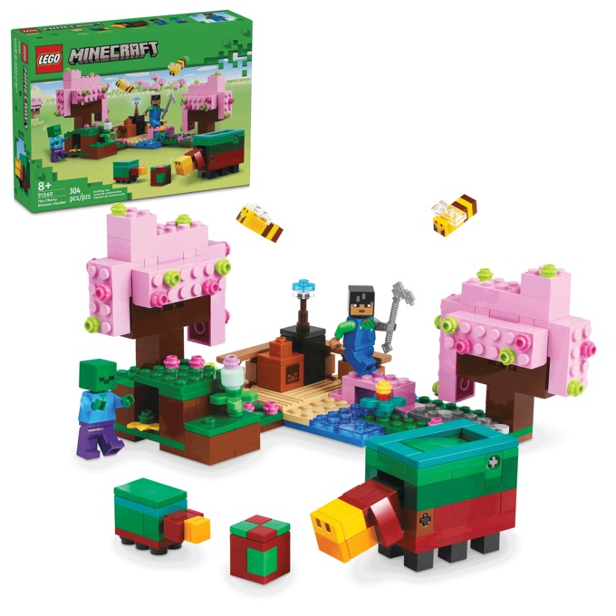 LEGO Minecraft The Cherry Blossom Garden, , large