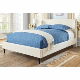 Laguna Queen-Sized Upholstered Platform Bed, , large