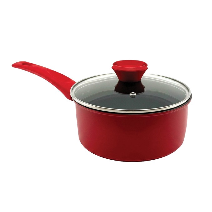 Chef Tested 42-Piece Mega Kitchen Set by Wards, Red, large