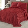 Scroll Chenille Bedspread and Sham, , large