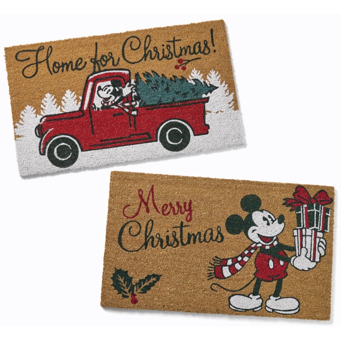 Set of 2 Licensed Character Coir Door Entry Mat - 20" x 34", , large
