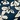 Color Connection 2-Pack Floral and Geo Printed Microfiber Sheet Set, Dark Navy, swatch
