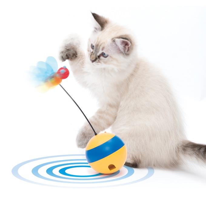 Catit Play Tumbler Bee Toy, , large