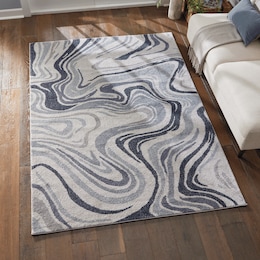 Gemma Waves Rug - 5' 3" x 7', , large