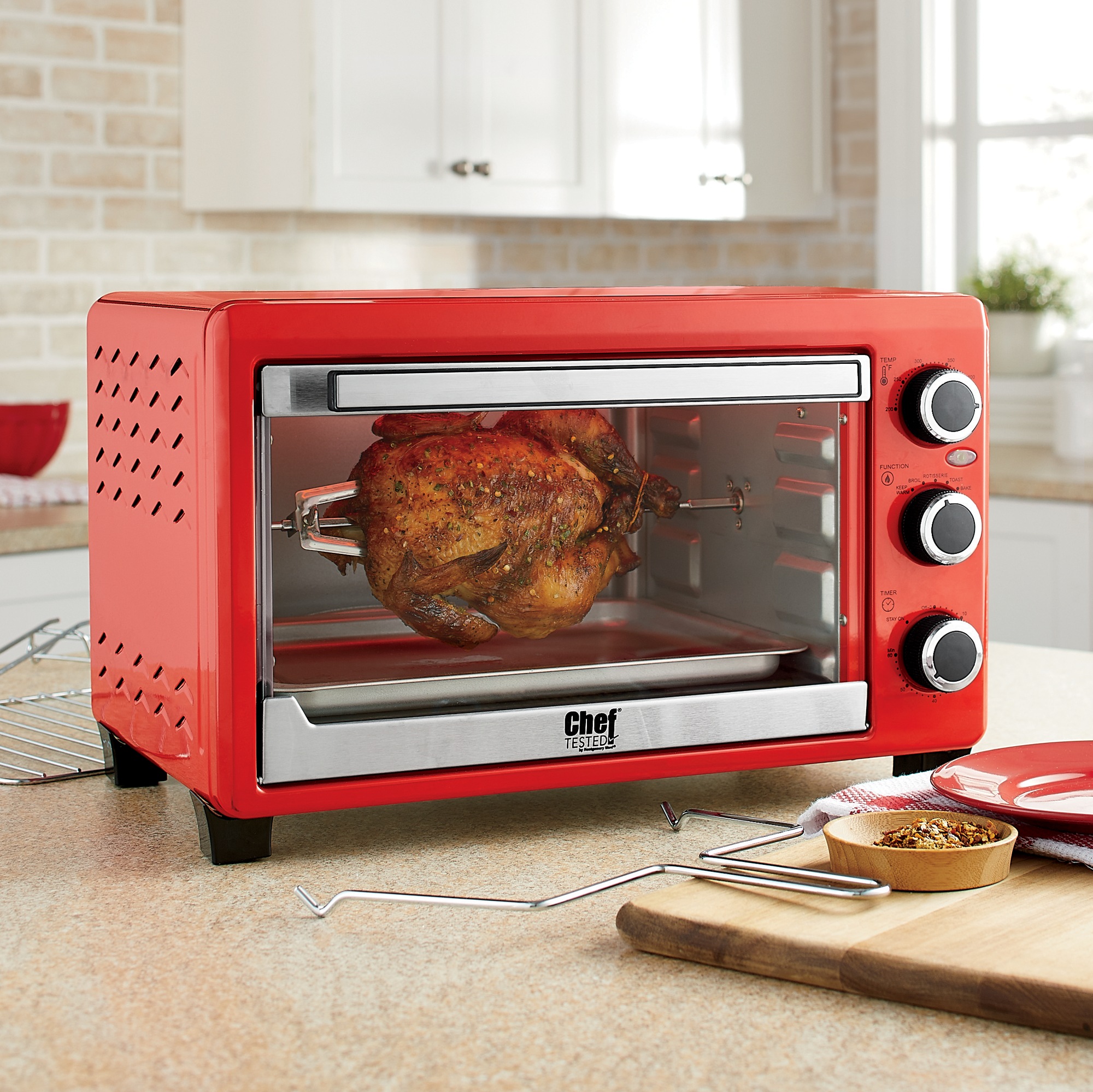 toaster oven with rotisserie