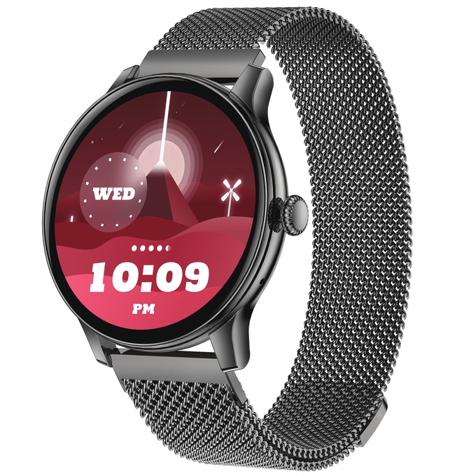IG Round Smartwatch, Silver, large