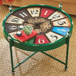 Weathered Clock Table, , large