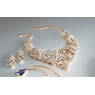 Crystal Marquise Necklace and Earring Set, , large