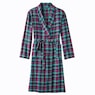 Men's Flannel Wrap Robe, , large