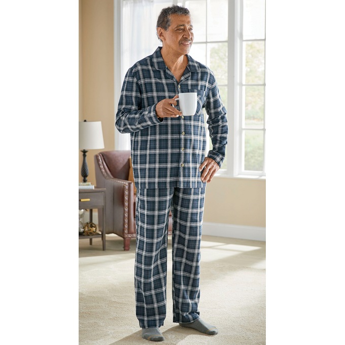 Men's 2-Piece Traditional Pj Set, , large